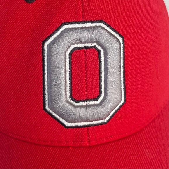 Ohio State Buckeyes Adjustable Hat Red OS Embroidered Big Ten Top Of The World - Picture 8 of 11